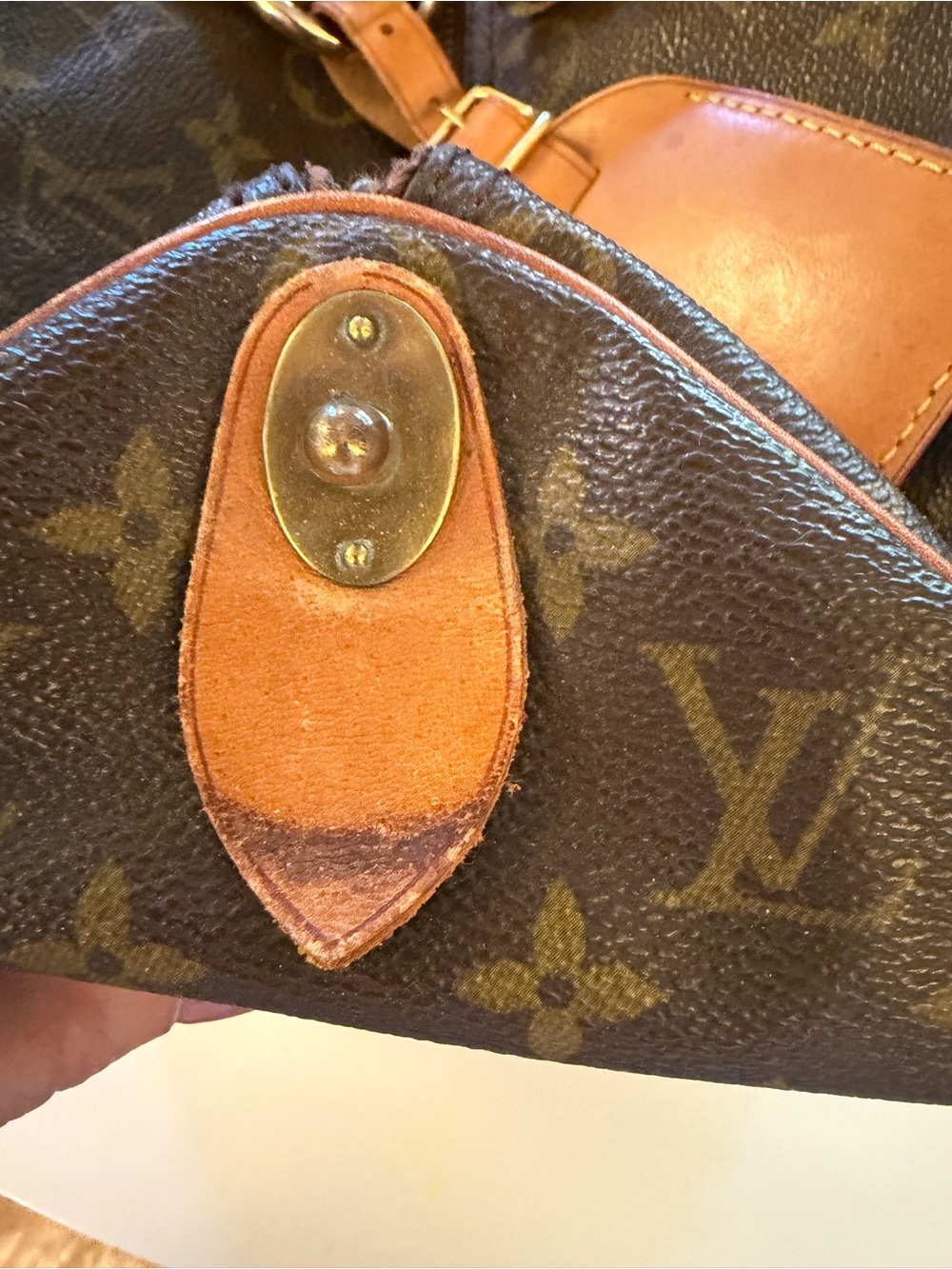 Well Loved 🤎 Louis Vuitton Brown Keepall 50 Travel Duffle Bag Weekender - Picture 6 of 16